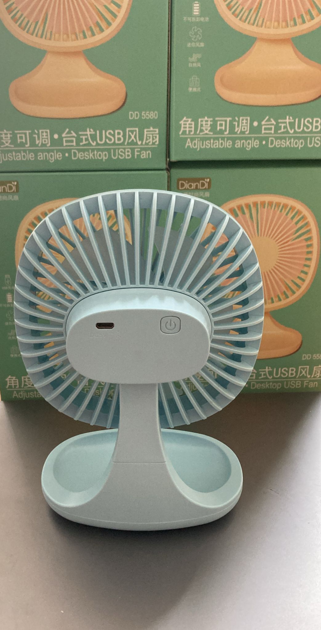 Bilişim Burada YM88192A DD5580 Masaüstü Oynar Başlıklı Fan Mavi